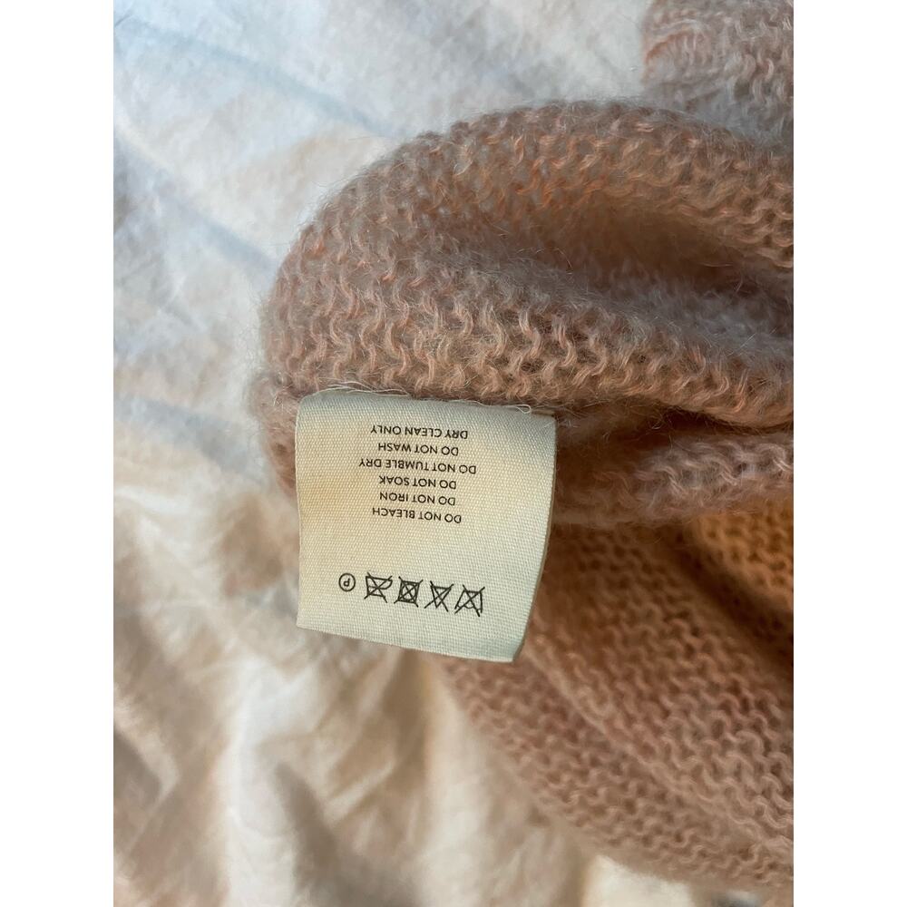Spell & the Gypsy’s Spell Knit V-Neck Sweater Stone Angora Blend Size S/M - Picture 12 of 16